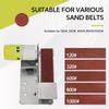 1 Set Versatile Mini Belt Sander & Sharpener: 7 Adjustable Speeds, Angle Precision, US Plug - Ideal for Metal & Wood