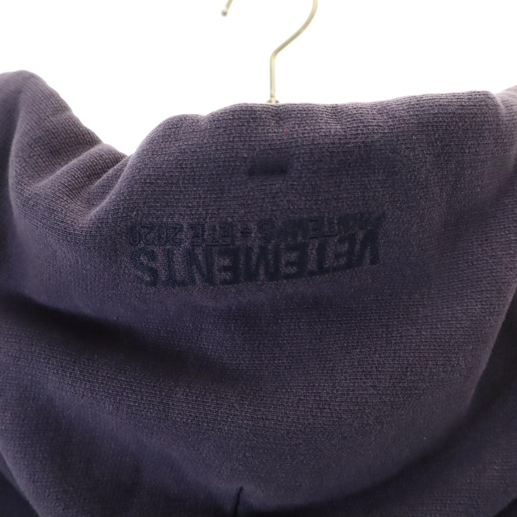 Vetements Свитшоты с длинным рукавом и нашивкой-штрихкодом M Темно-синий пуловер унисекс Мужские Б/У