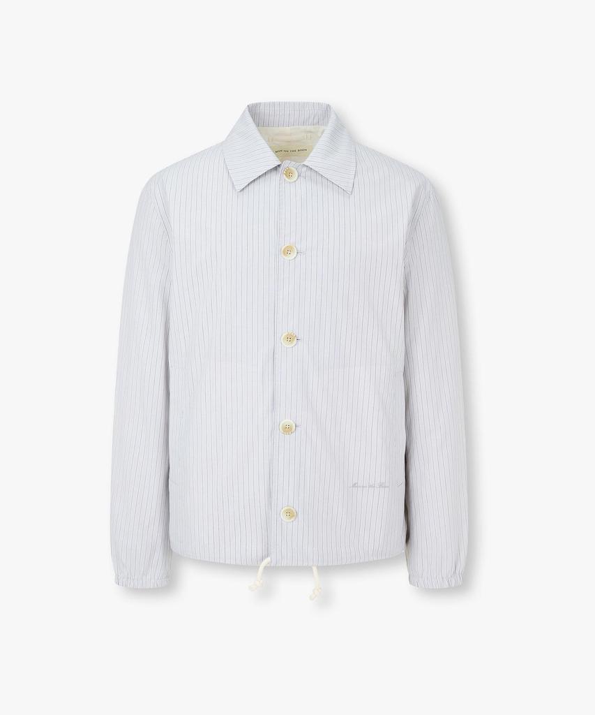 Man On The Boon Light Cotton Coach Jacket_Grey 4716109019