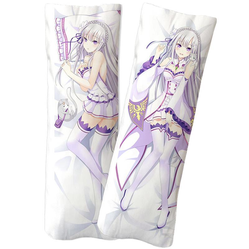Японское аниме ре:Zero Starting Life in Another World Rem Emilia Dakimakura Otaku Чехлы для подушек Fullbody Пледы Наволочки Подарок