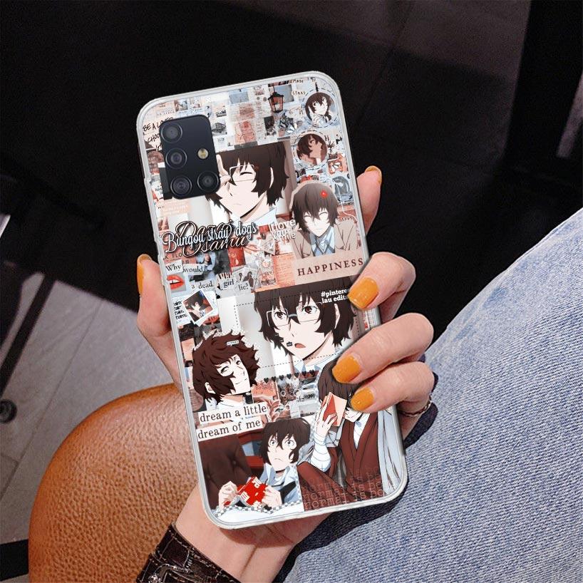 Bungo Stray Dogs Постер Аниме Чехол для телефона Для Samsung Galaxy A52 A32 A22 A12 A51 A31 A50S A30S A20S A10S Note 20 Ultra 10 Plus S1