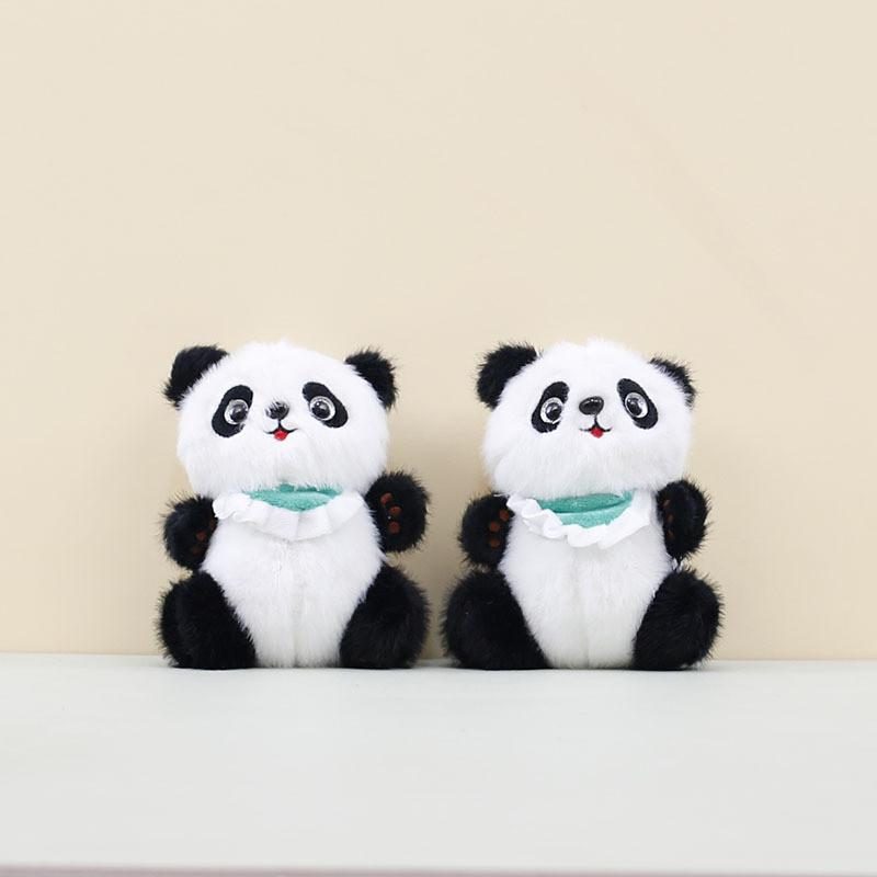 Adorable Panda Plush Toy Hanging Ornament Cute Stuffed Animal Gift For Kids