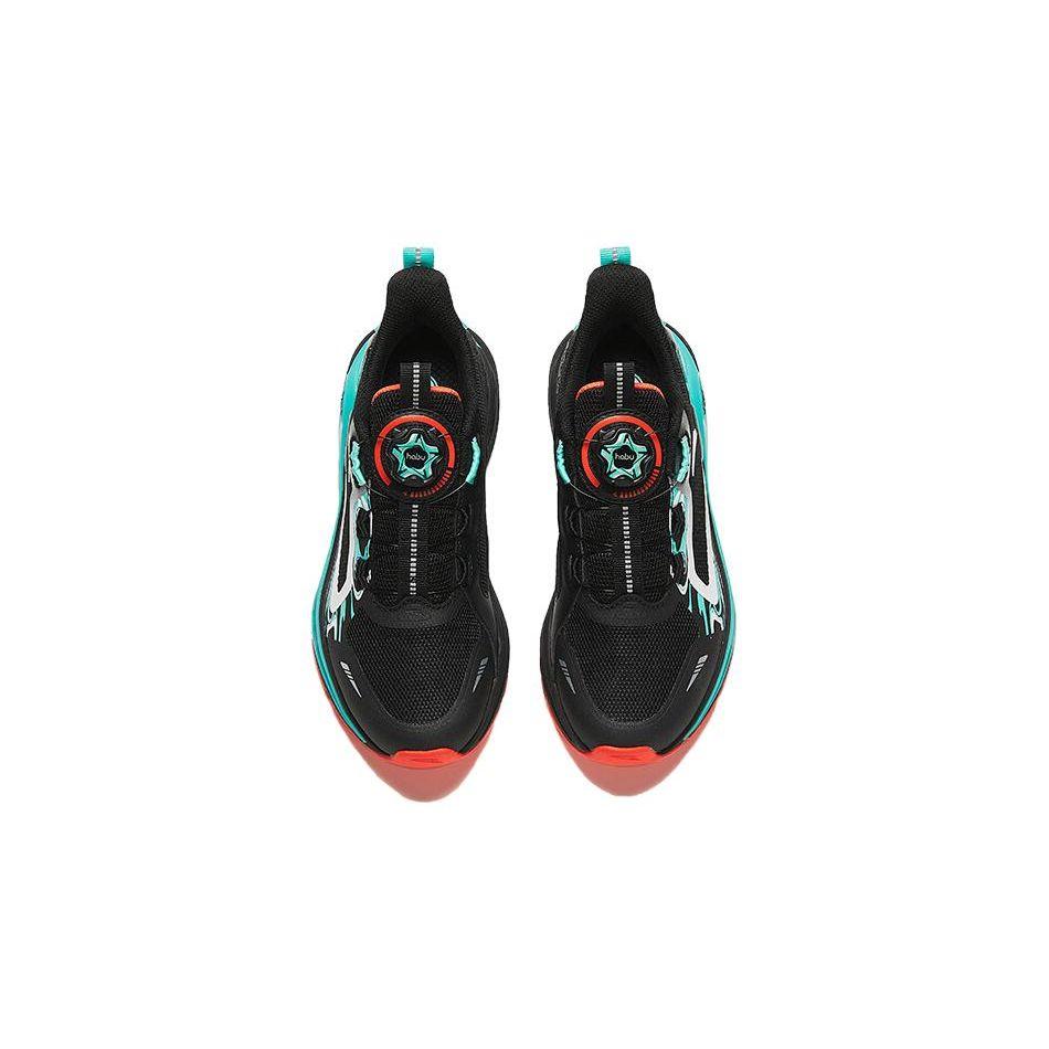 Anta Детские кроссовки Lingyun Comfortable Durable Breathable Low-Top для бега, детские кроссовки черного и зеленого цвета 312415531-3