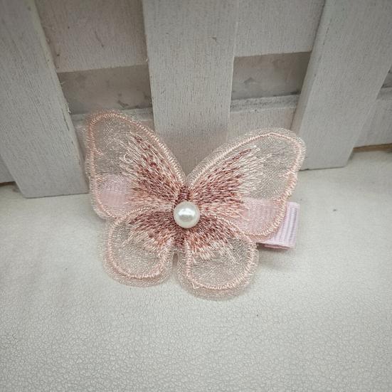 5 шт. женские заколки для волос 3D сетчатая пряжа бабочка декор легкие тканевые заколки для волос аксессуары для украшения волос