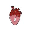 Heart Series Cartoon Alloy Brooch: Creative and Trendy Love Heart Pin