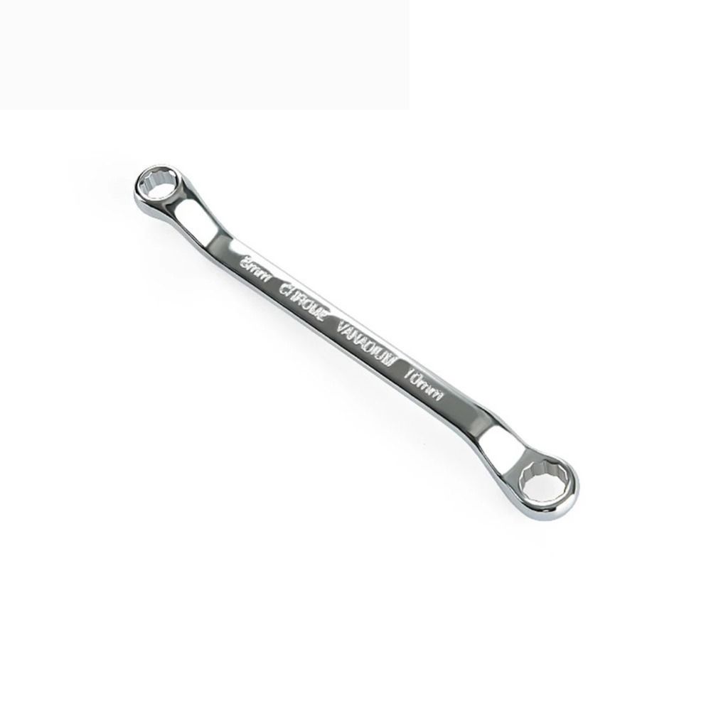 45-Degree Offset Ring Spanner Metric Box Wrench Double Box End Wrench Fastening Repairing Tools