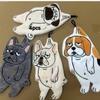 4pcs Bathroom Towels, New Creative Dog Hand Towels, For Bathroom, Kitchen, Restaurant, Kitchen Cleaning, Coral Fleece Absorbent