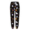 Женские модные Хэллоуин свободные спортивные брюки повседневного стиля однотонные с кулиской на талии