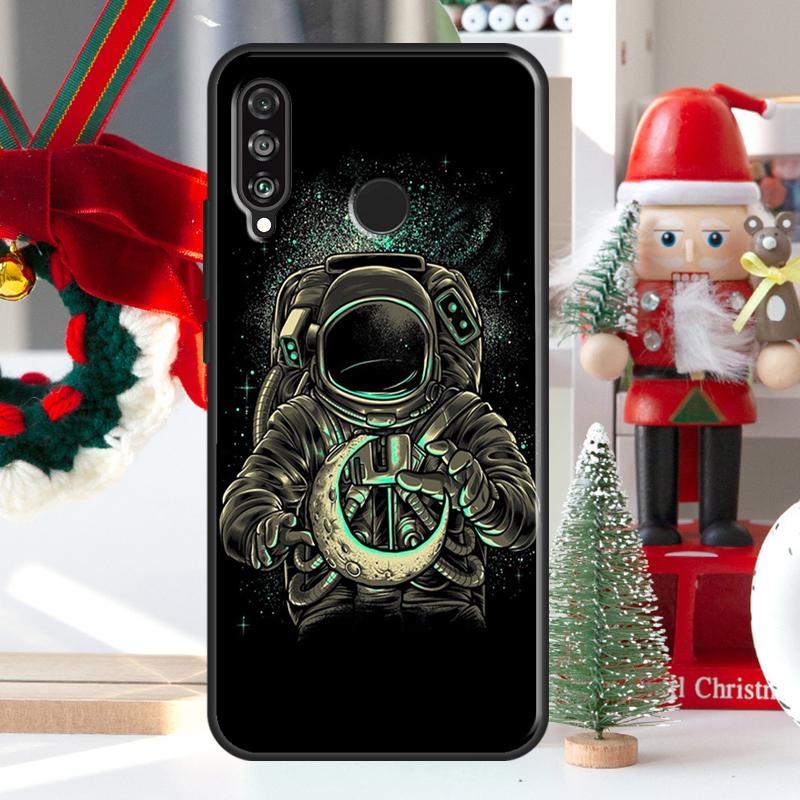 Чехол Астронавт Звездный Космос Для Huawei Honor 50 70 X7 X8 X9 P50 P30 Pro P20 P40 Lite Nova 9 P Smart 2019