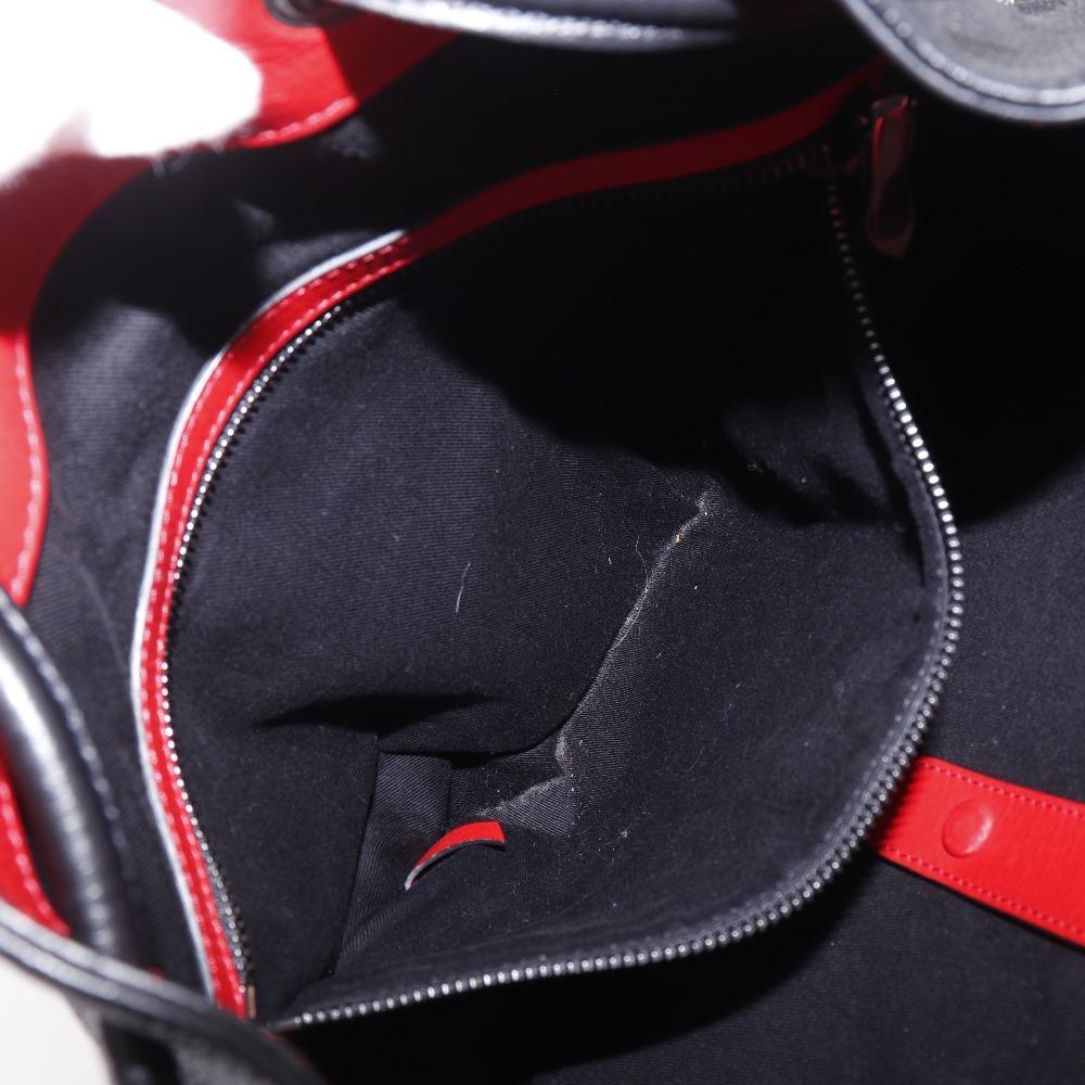 Christian Louboutin Explorer funk Backpack Daypack Studs black leather mens Used