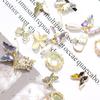 Nail Decoration Shiny Long Lasting Portable Functional Art Butterfly Rhinestone for Women