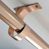 1Pc Aluminum Alloy Curtain Rod Brackets Home Ceiling Drapery Hanging Rack  For Kitchen Living Room