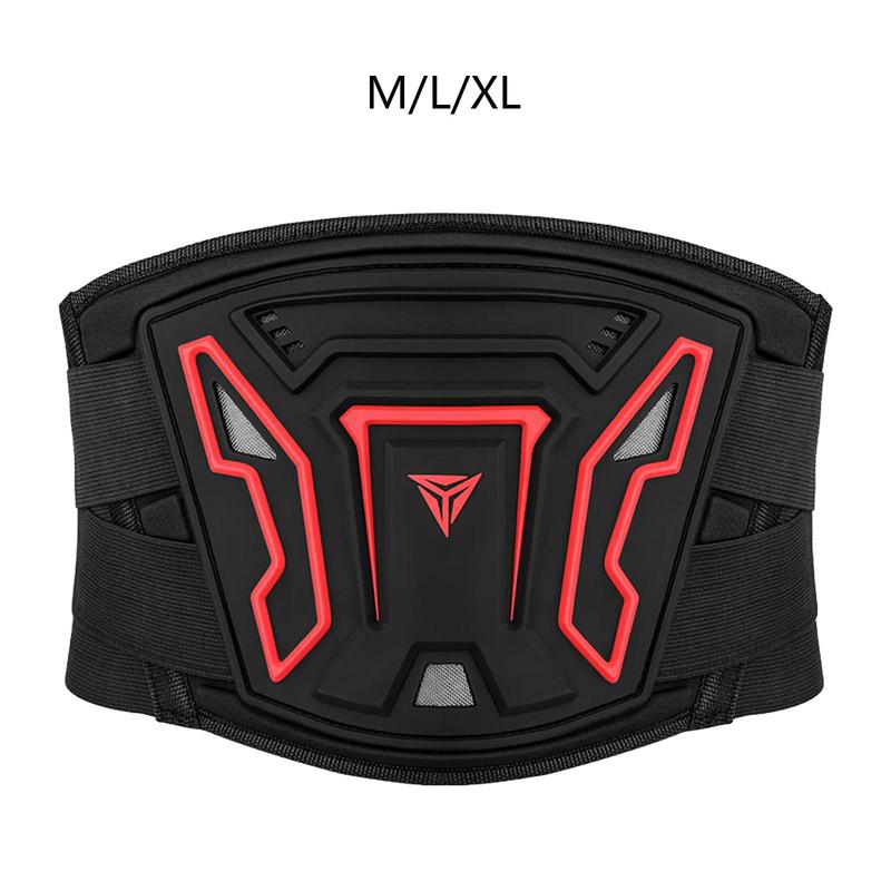 Motorcycle Waist Protection, Lumbar Belt, Breathable Back Support Equipment, Adjustable Strap for Skating, Skiing, Gym