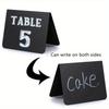 12Pcs/Pack Mini Chalkboards Rectangular Blackboard Double Sided Chalkboards Wedding Birthday Party Home Decor Sign Message Board