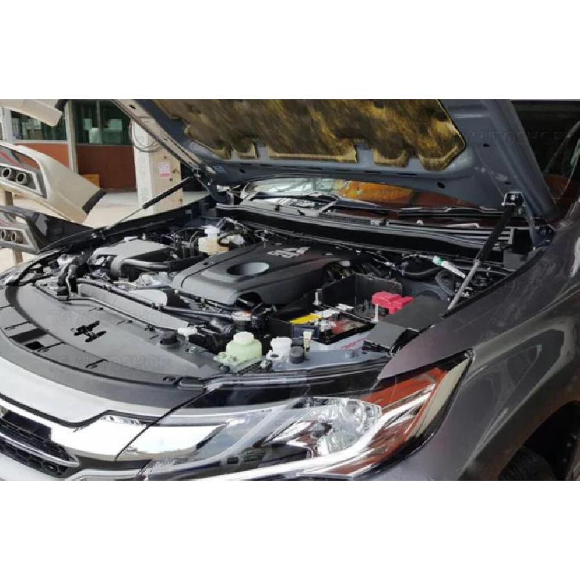 Газовые упоры капота для Mitsubishi L200 5-го поколения 2015-2018 Газовый амортизатор Подъемная стойка Передний упор капота Полный комплект без сверления
