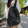 Denim Backpack Women's Large Capacity Lightweight Backpack for Men Student School Bag