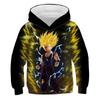 Модная Толстовка Dragon Ball Z Для Мужчин Мальчиков футболка3D Печать Свитшот Свободный Длинный Рукав Весна Осень Гоку Вегета Пуловер