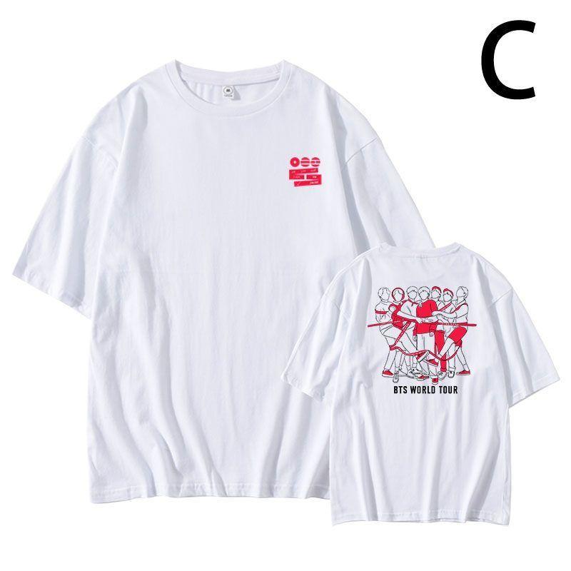 BTS МИРОВОЙ ТУР 2026 ARIRANG ФУТБОЛКИ 100% ХЛОПОК Женские Мужские Унисекс Подарок для Фанатов Оверсайз Y2k С коротким рукавом Женская Мужская Одежда