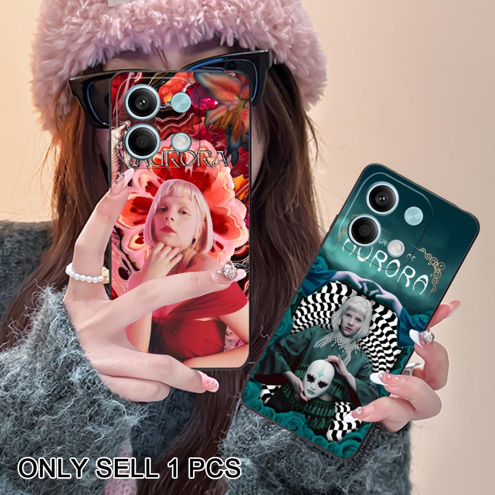 Aurora Aksnes Matte TPU Mobile Phone Case for POCO M7 M6 M5 M4 M3 X7 X6 X5 X4 X3 Pro GT 5G Colorful Printing Cover