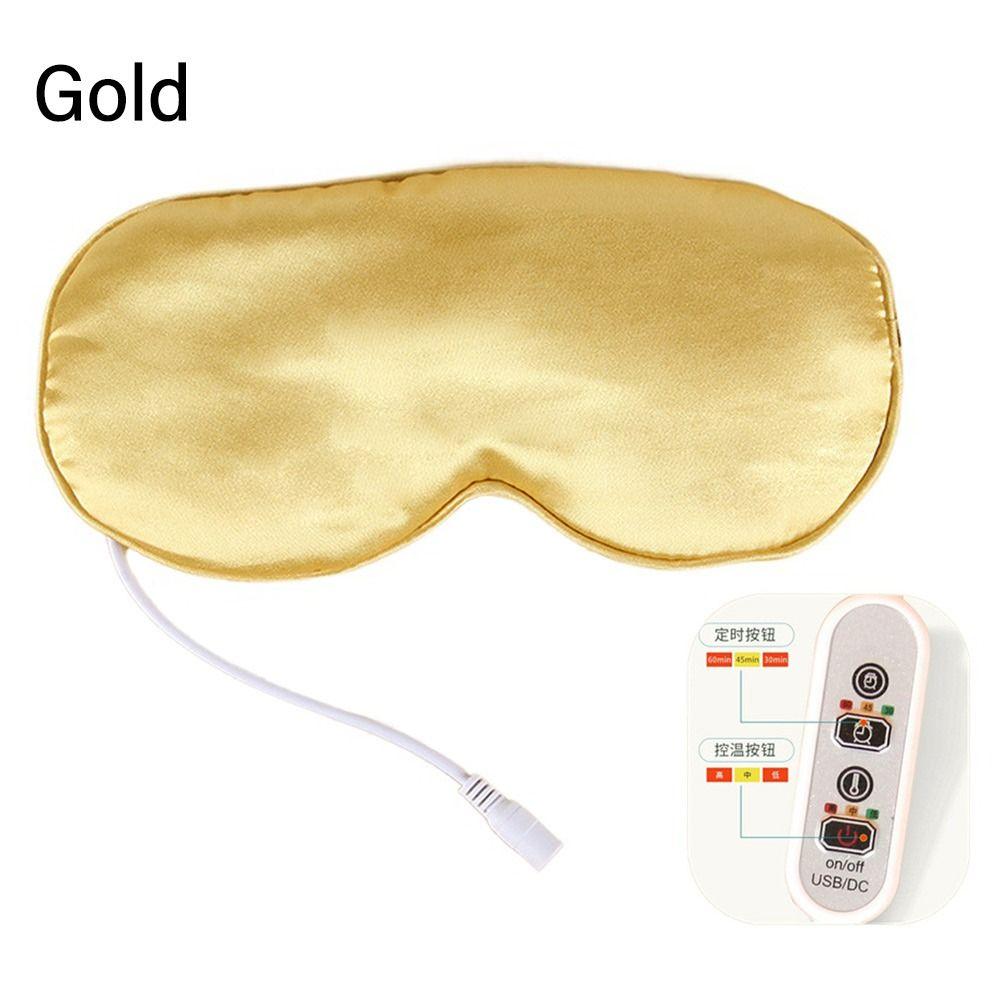 Blindfold For Blepharitis Sleeping Eye Mask Silk Eyes Cover Hot Steam Compress Eye Mask USB Heated