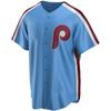 Philadelphia Phillies Mens Embroidered Baseball Jersey Fan Tee Cotton Long Sleeve Top Fall