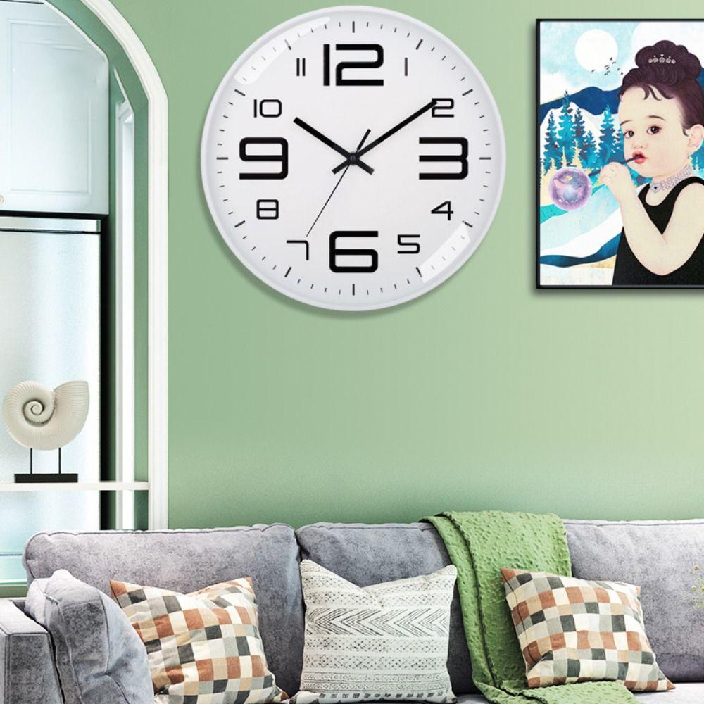 Unique Digital Clock Mute Wall Hanging Clock Minimalist Nordic Wall Clock Home