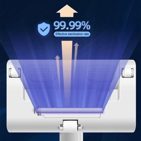Ручной пылесос с мощным всасыванием 12 кПа, перезаряжаемый беспроводной ручной УФ-пылесос с HEPA-фильтром