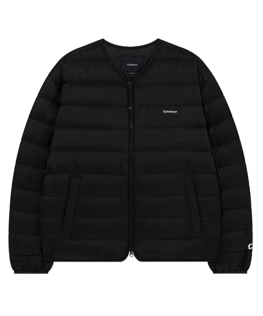 Covernat Cover Light Collarless Down Black