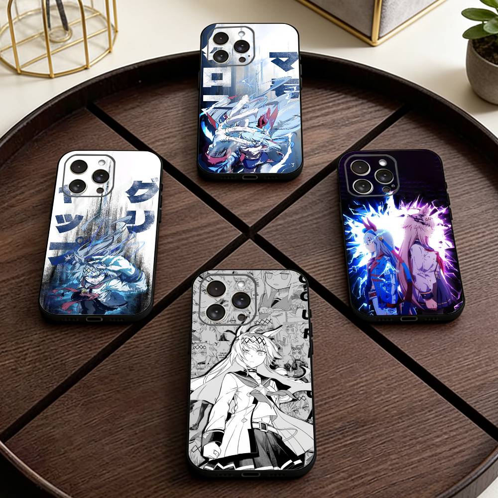 Чехол для телефона O-Oguri Cap Tamamo для iPhone 17,16,15,14,13,12,11 Plus,Pro Max,XS, Мягкий силиконовый черный чехол