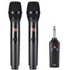 Kithouse K380S Wireless Microphone, Karaoke Microphone, Rechargeable Dynamic Microphone, UHF 10 Channels, Technically Approved, Handheld Microphone