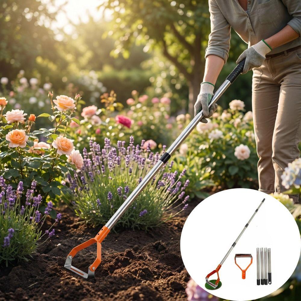 Dual-Purpose Weeding Ring Two-In-One Weeding Tool Comfortable Use Garden Weeding Tool Garden Use