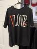 Футболка VLONE FRAGMENT с коротким рукавом ЧЕРНАЯ