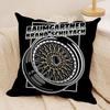 Stylish BBBSSB simple Cushion Cover Short plush Doublesided Print Square Throw Pillow Covers Sofa Home Cushion Decor