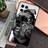Cute Black Pug Dog For Samsung Galaxy M34 M54 M14 M53 M33 M13 M12 M32 M52 M20 M15 M55 M21 M51 M30s M31s Case