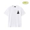 American trendy brand Corteiz Alcatraz cruise ship print loose leisure sports couple short-sleeved T-shirt