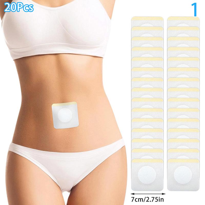 Replacement Disposable Castor Oil Pack Self-Adhesive Universal Adhesive Navel Stickers Seepage Resistant Belly Button Protectors