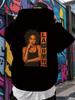 Lauryn Hill Graphic Hoodie - Casual Trendy Black Pullover with "LAURYN HILL" Print