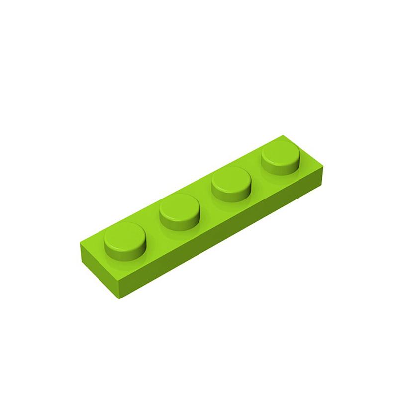 Нетоксичный Moc 10 шт. 3710 Пластина 1x4 Набор Строительных Блоков Высокотехнологичная Плата Световая Панель Кирпичики Частицы Идея Игрушки Детский День Рождения Подарки для Детей