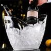 Transparent Ice Cubes Storage Bucket Beer Wine Bucket Bar Ice Bucket Container Champagne Can Wine Champagne Beer Chiller