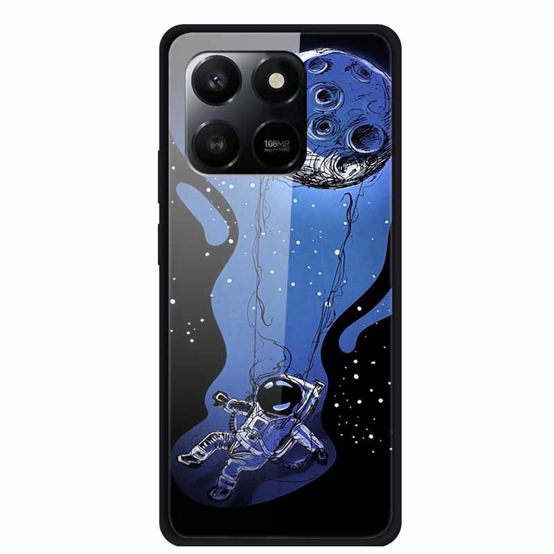 Glass Case For Honor X7d Play 10T 5G Case Soft Bumper Hard Tempered Glass Back Cover For Honor 400 Smart 2025 Phone Cases Fundas