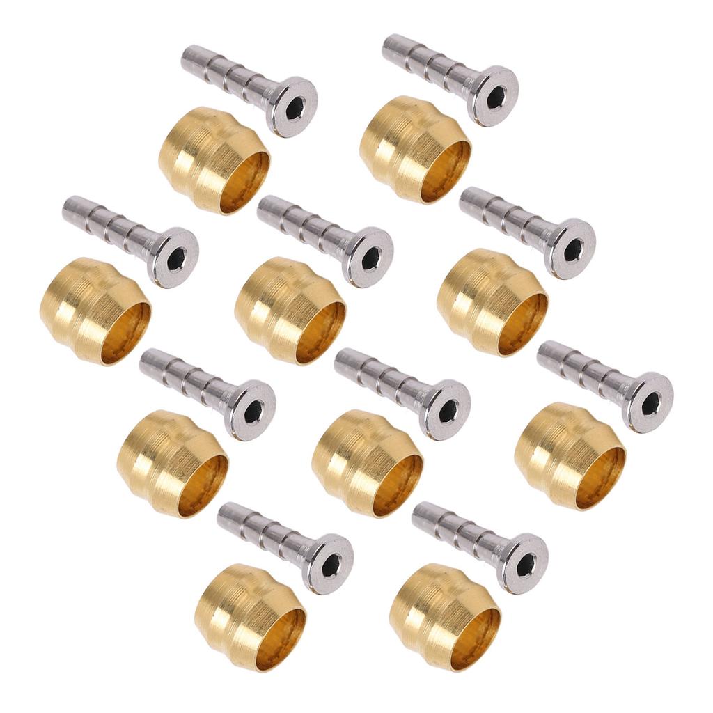 Набор из 10 пар велосипедных масляных игл с оливами, устойчивый к коррозии, масляная игла для велосипедной трубки