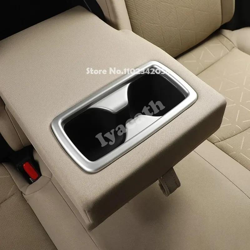 Для Toyota RAV4 RAV 4 RAV4 2026 2027 ABS черный салон автомобиля задний ряд сидений центральная часть спинки подстаканник крышка отделка аксессуары