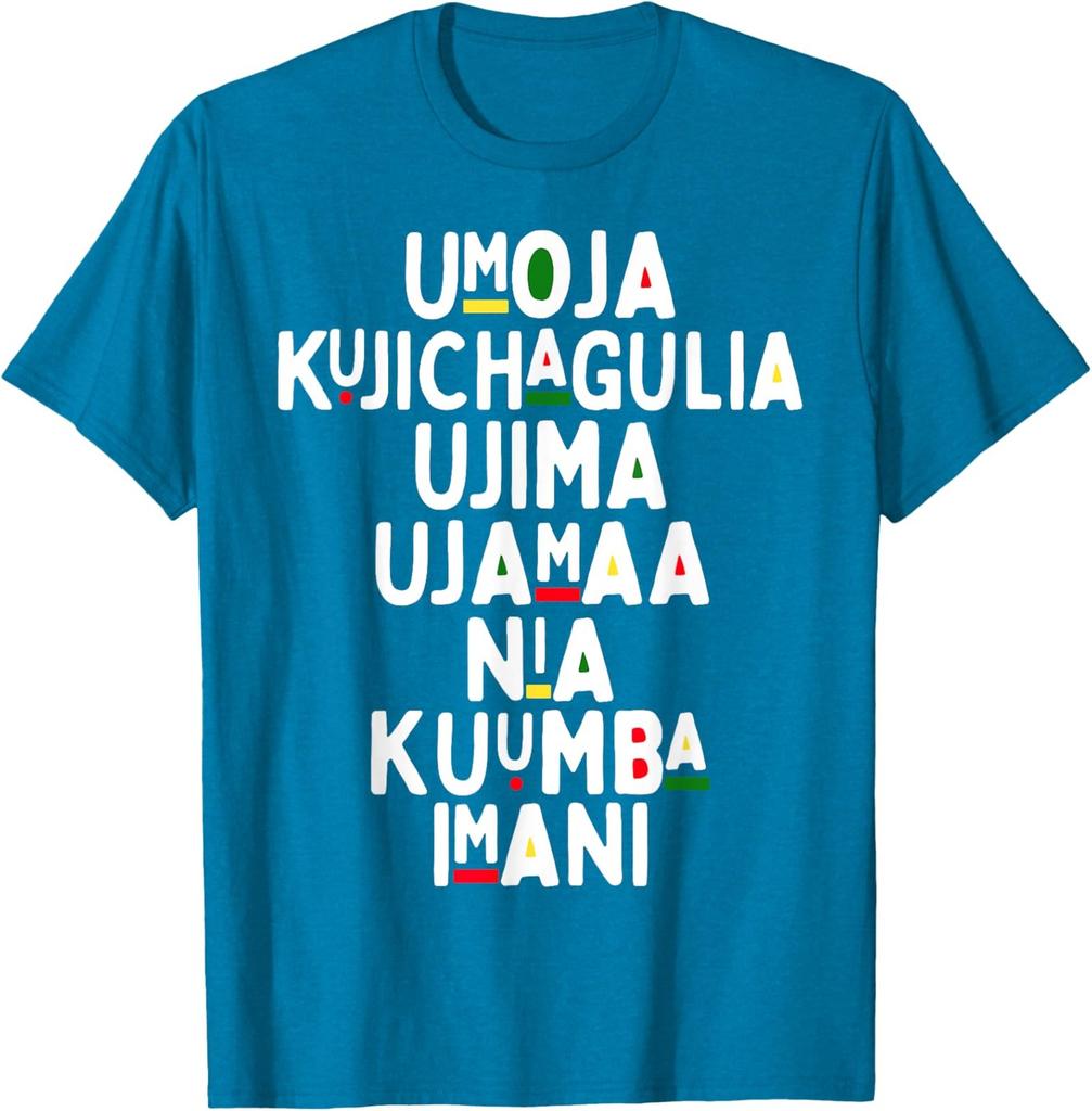 Seven Principles of Kwanzaa Holiday Kids Unisex T-Shirt