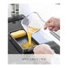 Yamazaki Jitsugyo Microwave Safe, Easy to Wash, Preparation Bowl with Handle, S, Clear, W18 x D12 x H5.5cm, Tower, Dishwasher Safe, with Scale, Made