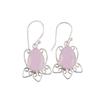 Rose Chalcedony Gemstone 925 Sterling Silver Stylish Jewelry Earrings For Sister EE-40-15