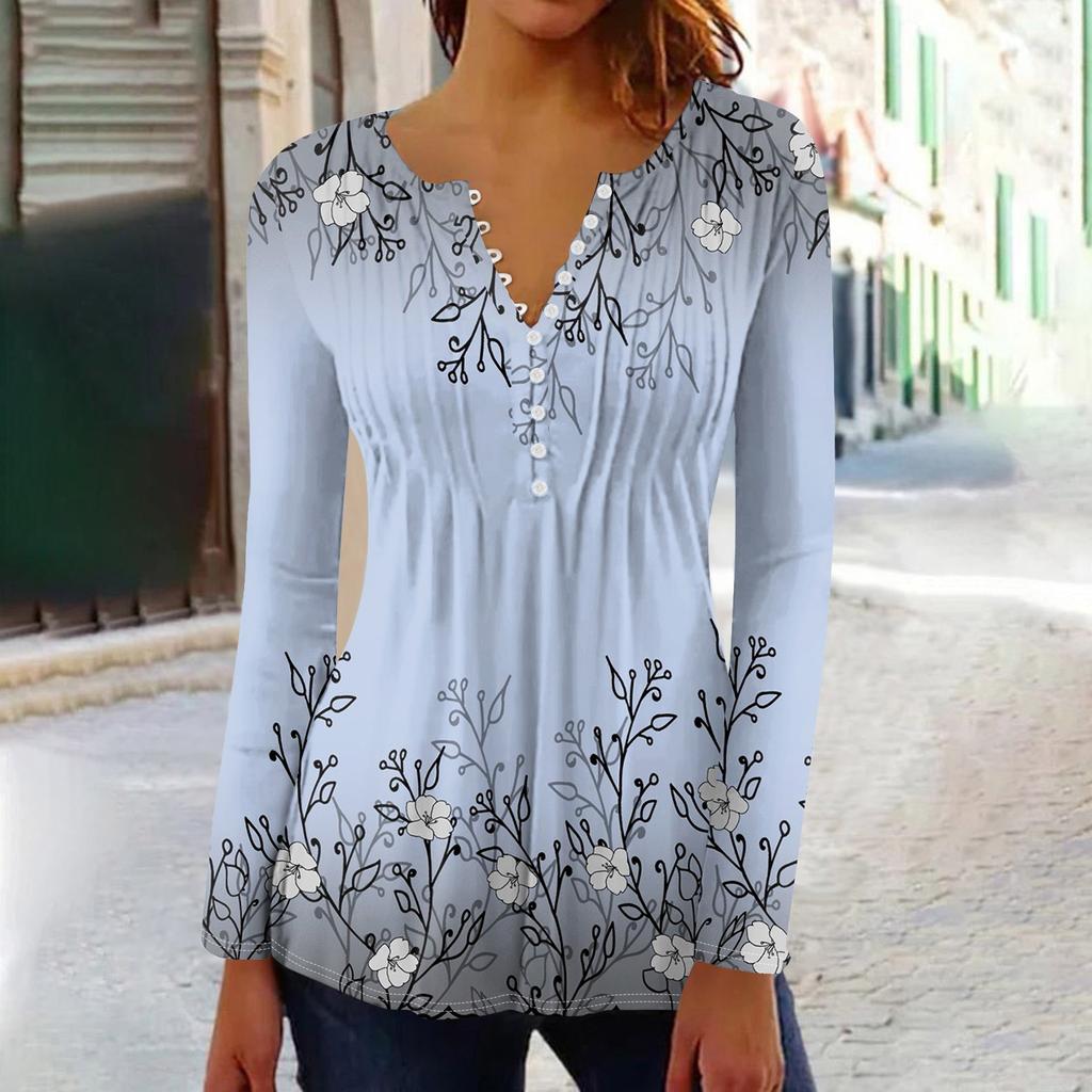 Рубашки с длинным рукавом для женщин, осенняя мода, нарядные повседневные блузки, модные плиссированные туники, топы для леггинсов