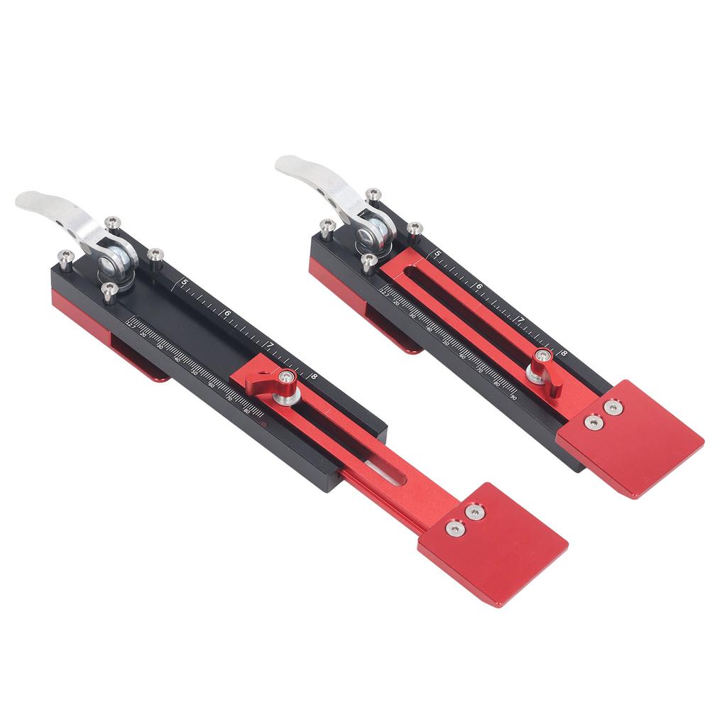 2 шт. Раздвижной монтажный калибр из алюминиевого сплава, прозрачные стандартные шкалы, раздвижной монтажный инструмент