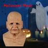 Halloween Hot Style Parody Baldheaded Old Woman Carnival Party Dance Mask Old Woman Head Scary Make Strange Scary Props Tricky Mask