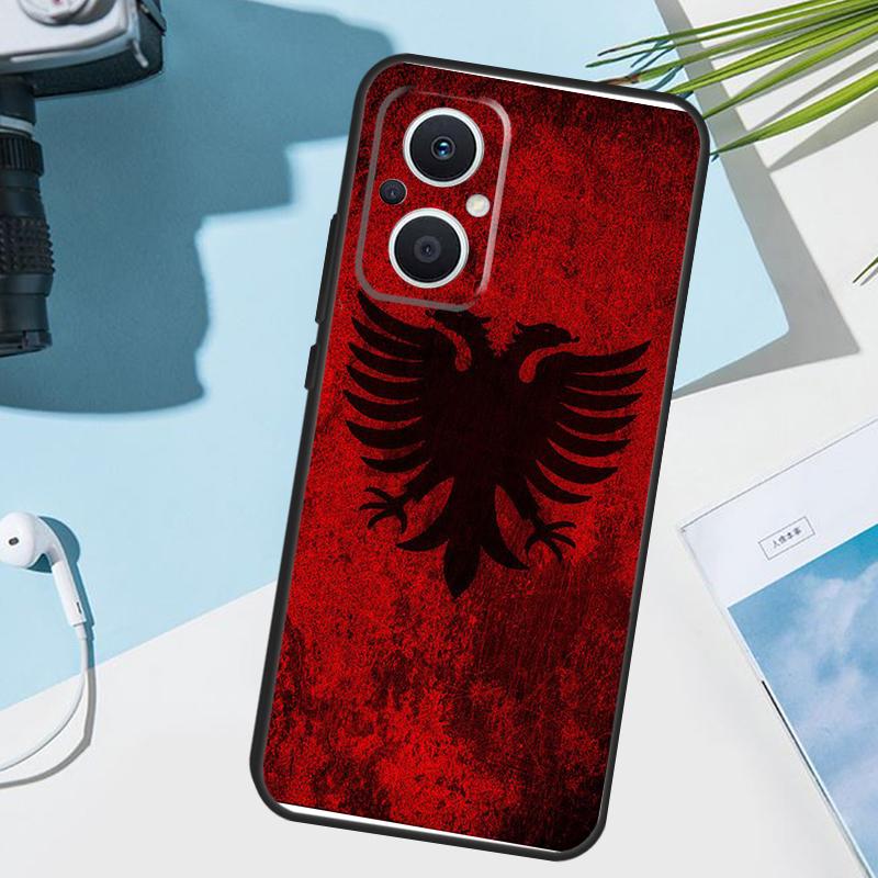 Чехол-обложка с орлом флага Албании для OPPO Reno 14 F 13 12 11 10 Pro 11F 12F 13F 7 8 Lite Чехол для OPPO Find X9 X8 X6 X5 Pro