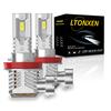 LTONXEN H8 H11 H16 LED, Желтый, Противотуманная фара, Желтая светодиодная лампа, Совместима с Новым